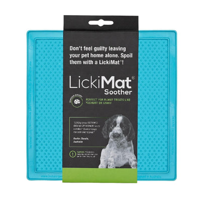 Lickimat Tuff Soother Licking Mat Blue-Dog Accessories-Ascot Saddlery
