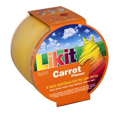 Likit Refill Carrot 650gm-STABLE: Horse Treats & Toys-Ascot Saddlery