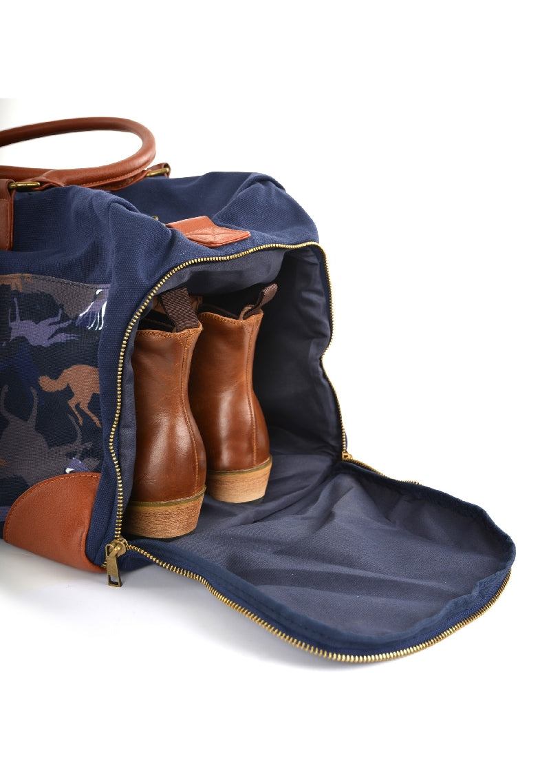 Luggage Duffle Bag Horse Print Thomas Cook-RIDER: Luggage-Ascot Saddlery