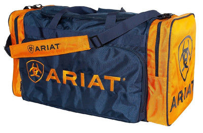 Luggage Gear Bag Ariat Large Orange & Navy-RIDER: Luggage-Ascot Saddlery