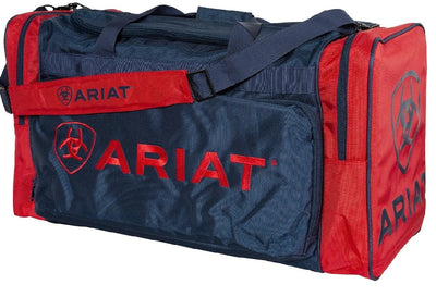 Luggage Gear Bag Ariat Large Red & Navy-RIDER: Luggage-Ascot Saddlery