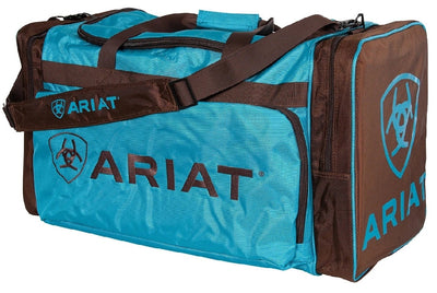 Luggage Gear Bag Ariat Large Turquoise & Brown-RIDER: Luggage-Ascot Saddlery