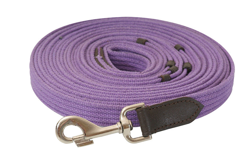 Lunge Lead Webb Purple-HORSE: Lungeing & Schooling-Ascot Saddlery