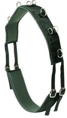 Lunge Roller Anti Gall Full Black-HORSE: Lungeing & Schooling-Ascot Saddlery
