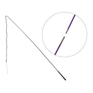 Lunge Whip Two Piece Showmaster 160cm Purple-RIDER: Whips-Ascot Saddlery