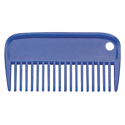 Mane Comb Pvc Blue-STABLE: Grooming-Ascot Saddlery