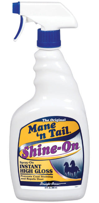 Mane N Tail Shine On & Sprayer 946ml-STABLE: Show Preparation-Ascot Saddlery