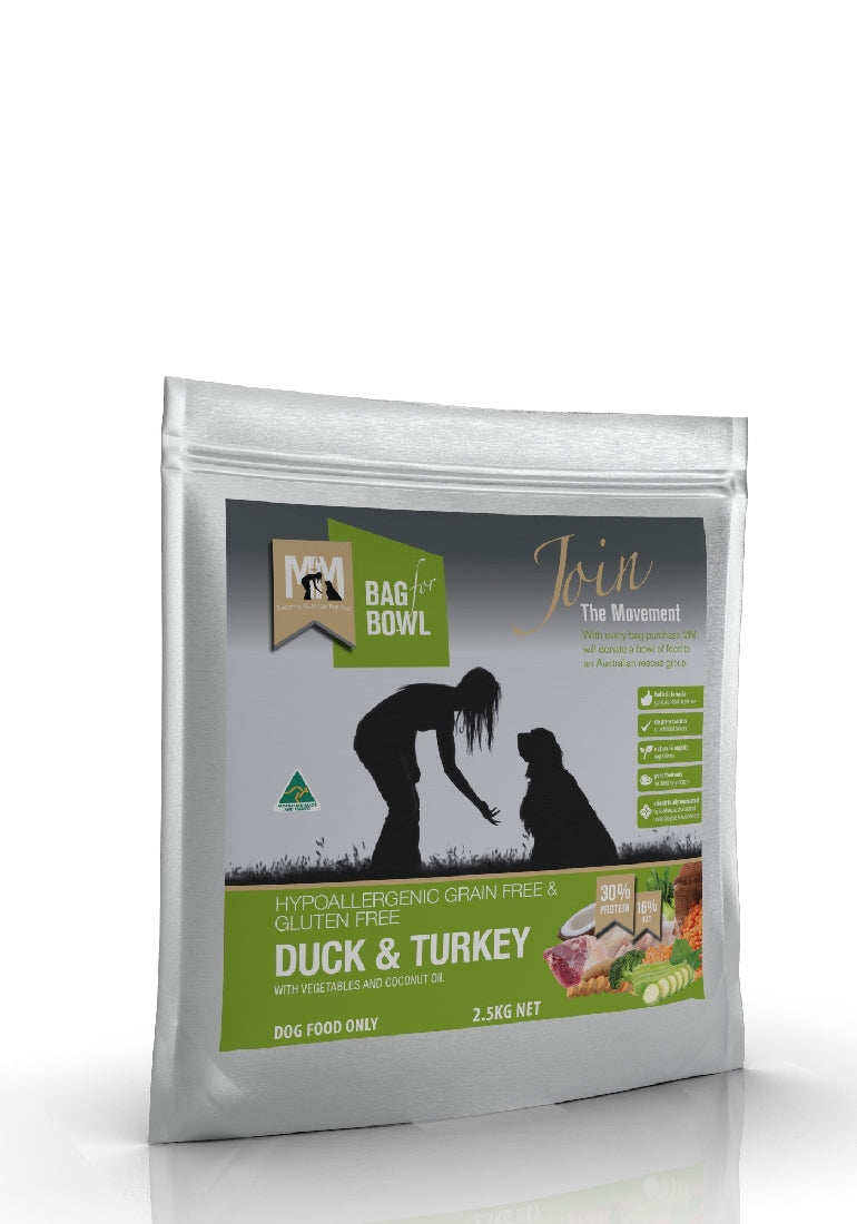 Meals For Mutts Dog Grainfree Duck & Turkey 2.5kg-Dog Food-Ascot Saddlery