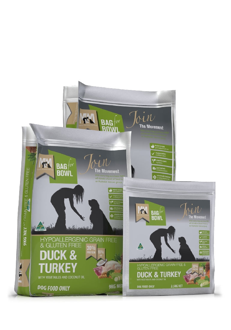 Meals For Mutts Dog Grainfree Duck & Turkey 9kg-Dog Food-Ascot Saddlery