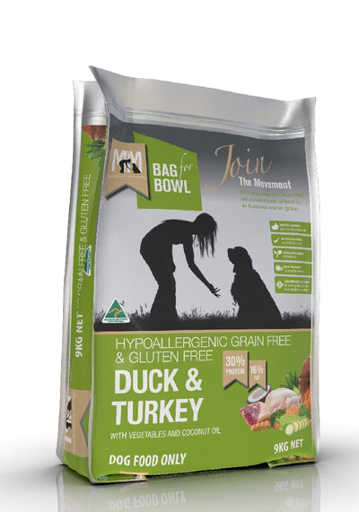 Meals For Mutts Dog Grainfree Duck & Turkey 9kg-Dog Food-Ascot Saddlery