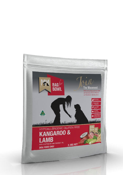 Meals For Mutts Dog Kangaroo & Lamb 2.5kg-Dog Food-Ascot Saddlery