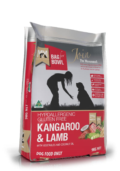 Meals For Mutts Dog Kangaroo & Lamb 9kg-Dog Food-Ascot Saddlery