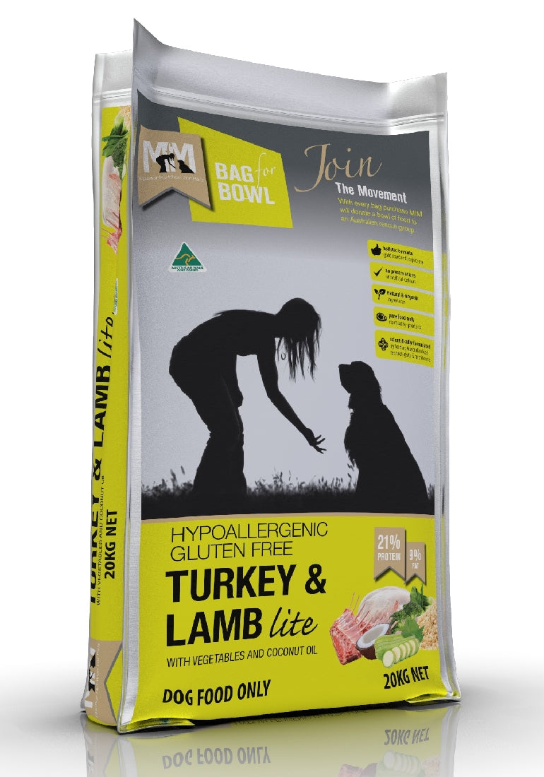 Meals For Mutts Dog Lite Turkey Lamb 20kg-Dog Food-Ascot Saddlery