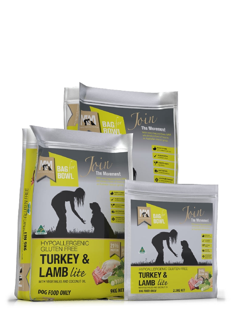 Meals For Mutts Dog Lite Turkey Lamb 2.5kg-Dog Food-Ascot Saddlery