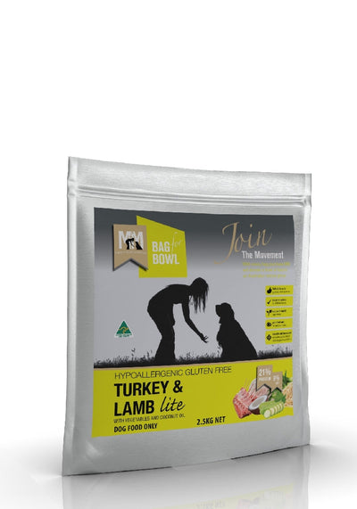 Meals For Mutts Dog Lite Turkey Lamb 2.5kg-Dog Food-Ascot Saddlery