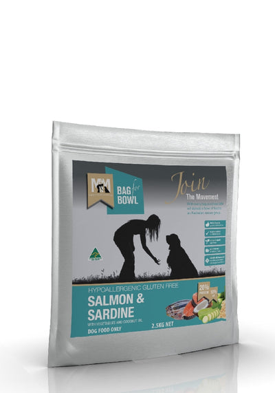 Meals For Mutts Dog Salmon & Sardine 2.5kg-Dog Food-Ascot Saddlery