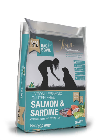 Meals For Mutts Dog Salmon & Sardine 9kg-Dog Food-Ascot Saddlery