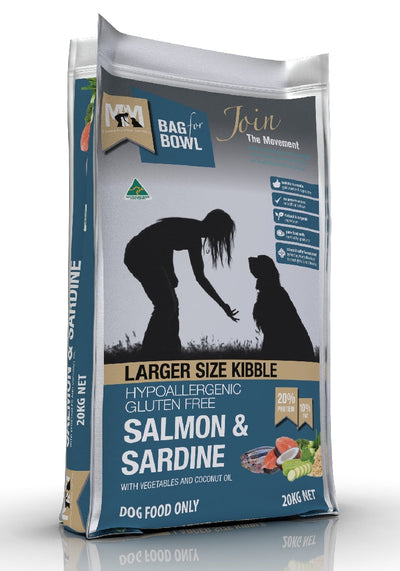 Meals For Mutts Dog Salmon & Sardine Large Breed 20kg-Dog Food-Ascot Saddlery