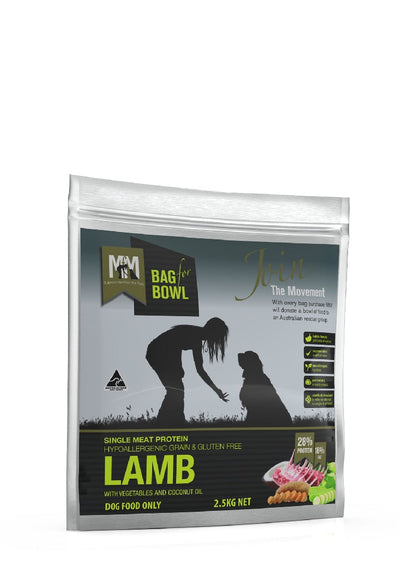 Meals For Mutts Dog Single Protein Lamb 2.5kg-Dog Food-Ascot Saddlery