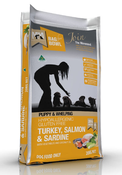 Meals For Mutts Puppy Turkey Salmon Sardine 20kg-Dog Food-Ascot Saddlery