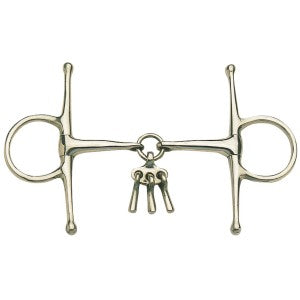 Mouthing Bit Full Cheek & Toggle Stainless Steel-HORSE: Bits-Ascot Saddlery