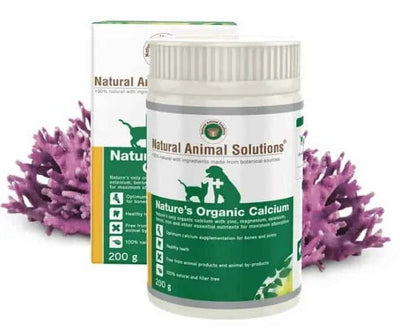 Natural Animal Solutions Calcium Natures 200gm-Dog Potions & Lotions-Ascot Saddlery