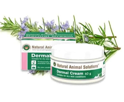Natural Animal Solutions Dermal Cream 60gm-Dog Potions & Lotions-Ascot Saddlery