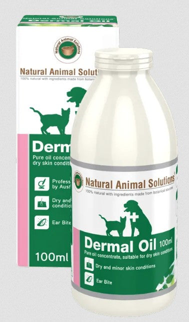 Natural Animal Solutions Dermal Oil 100ml-Dog Potions & Lotions-Ascot Saddlery