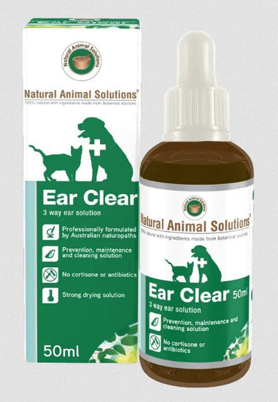 Natural Animal Solutions Ear Clear 50ml-Dog Grooming & Coat Care-Ascot Saddlery