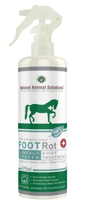 Natural Animal Solutions Equine Foot Rot 375ml-STABLE: First Aid & Dressings-Ascot Saddlery