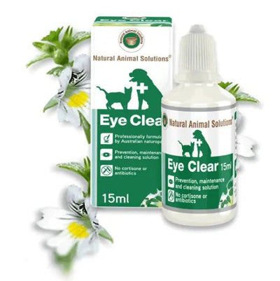 Natural Animal Solutions Eye Clear 15ml-Dog Grooming & Coat Care-Ascot Saddlery