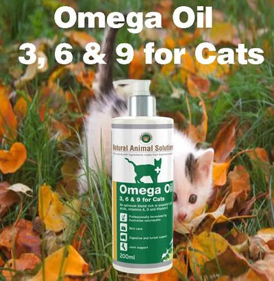 Natural Animal Solutions Omega Cat 200ml-Cat Potions & Lotions-Ascot Saddlery