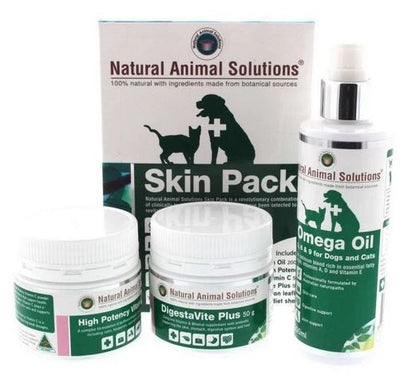 Natural Animal Solutions Skin Pack-Dog Potions & Lotions-Ascot Saddlery