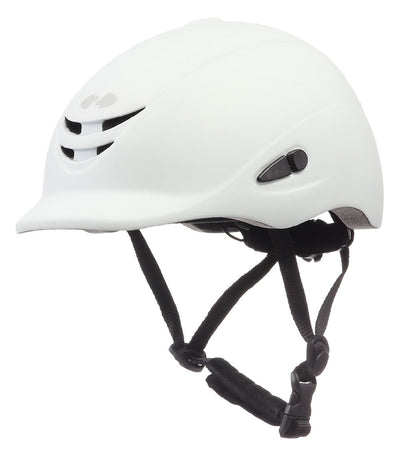 Oscar Junior Helmet 49cm-56cm White-RIDER: Helmets-Ascot Saddlery