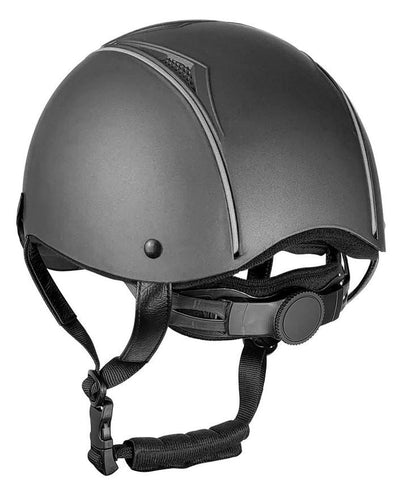 Oscar Shield Helmet Black-RIDER: Helmets-Ascot Saddlery