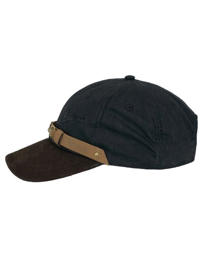 Outback Equestrian Cap Black-CLOTHING: Hats & Caps-Ascot Saddlery
