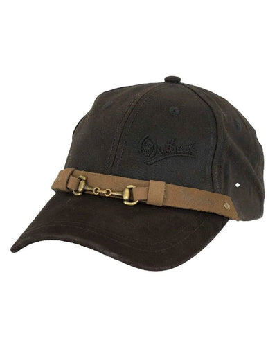 Outback Equestrian Cap Brown-CLOTHING: Hats & Caps-Ascot Saddlery