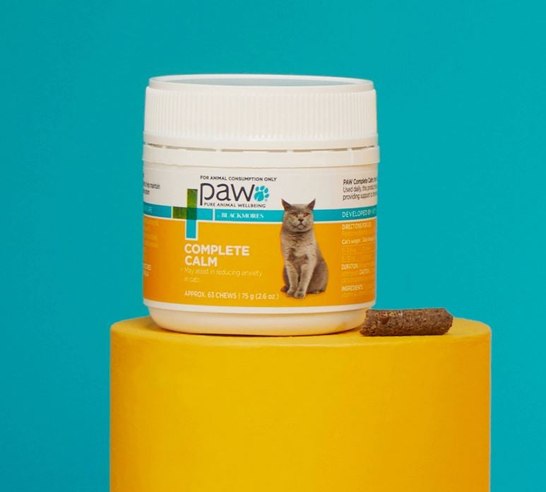 Paw Complete Calm Cats 63 Chews 75gm-Cat Potions & Lotions-Ascot Saddlery