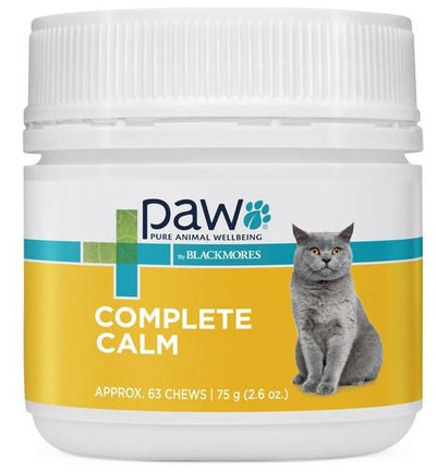 Paw Complete Calm Cats 63 Chews 75gm-Cat Potions & Lotions-Ascot Saddlery