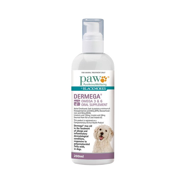 Paw Dermega 200ml-Dog Potions & Lotions-Ascot Saddlery