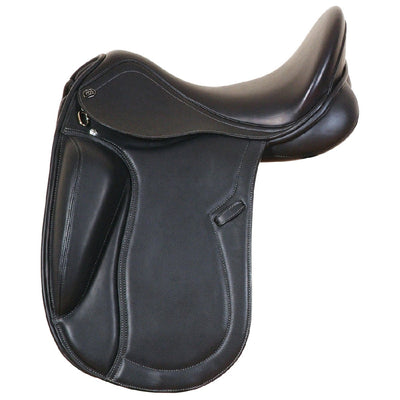 Pds Integro Monoflap Junior Dressage Saddle Black 15.75"-SADDLES: Dressage Saddles-Ascot Saddlery