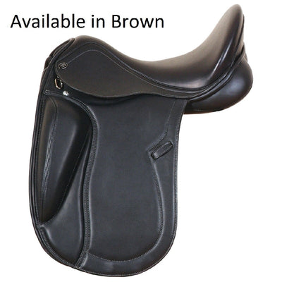 Pds Integro Monoflap Junior Dressage Saddle Brown-SADDLES: Dressage Saddles-Ascot Saddlery