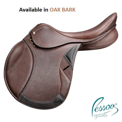 Pessoa Genx Pro Jumping Saddle Oakbark-SADDLES: Jumping Saddles-Ascot Saddlery