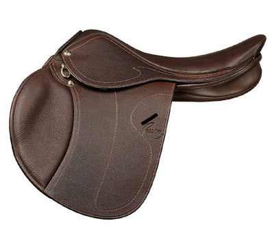 Pessoa Genx Rodrigo Junior Jumping Saddle Brown-SADDLES: Jumping Saddles-Ascot Saddlery