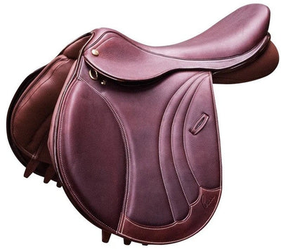 Pessoa Tomboy Jumping Saddle Dark Brown-SADDLES: Jumping Saddles-Ascot Saddlery