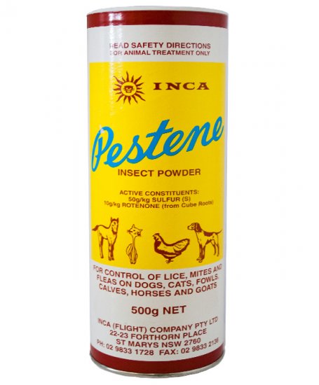 Pestene Powder Inca 500gm-STABLE: First Aid & Dressings-Ascot Saddlery