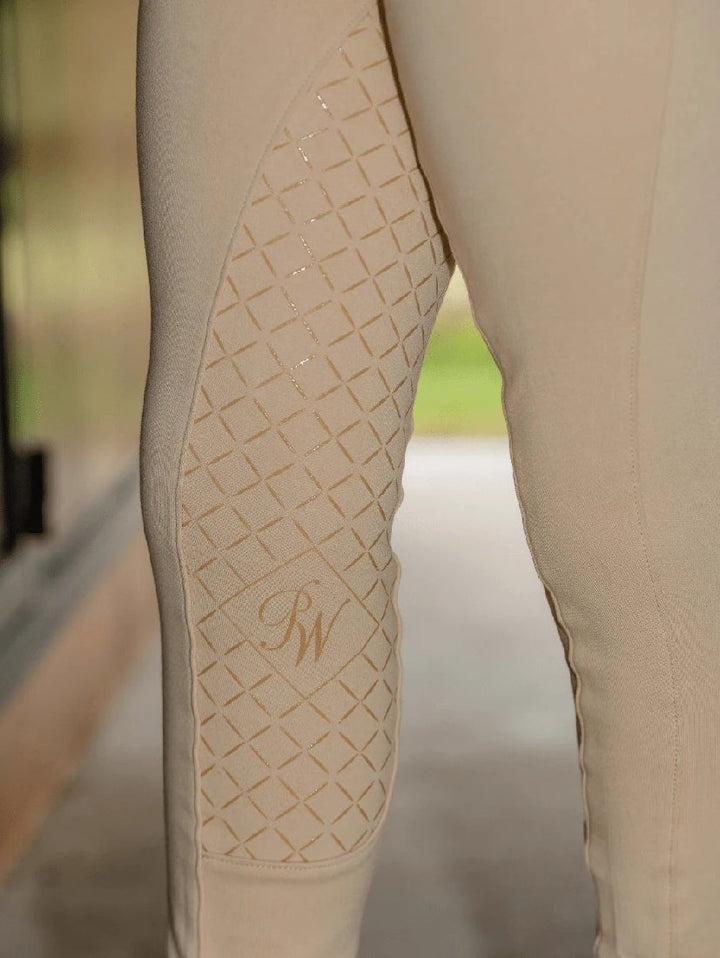 Peter Williams Gel Seat Pull On Jodhpurs Beige Childs-CLOTHING: Jodhpurs & Breeches Childs-Ascot Saddlery