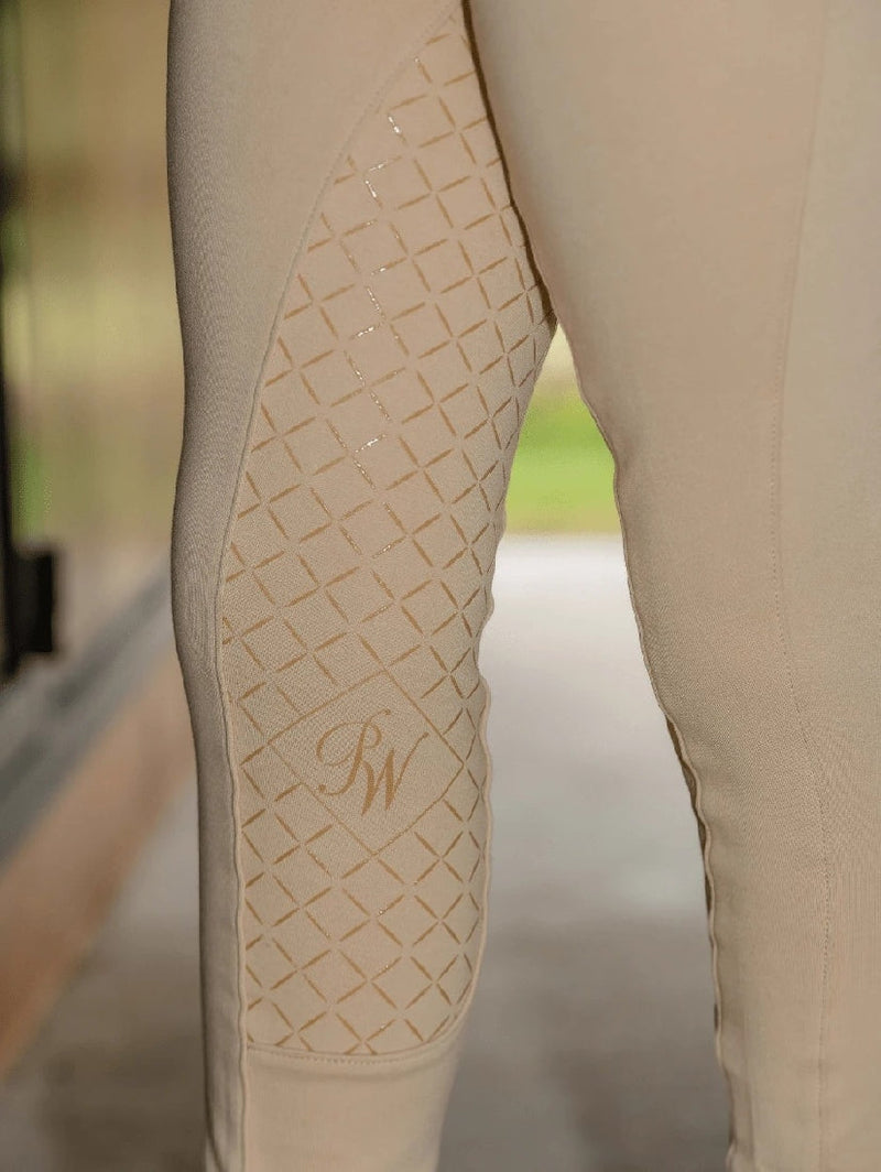 Peter Williams Gel Seat Pull On Jodhpurs Beige Childs-CLOTHING: Jodhpurs & Breeches Childs-Ascot Saddlery