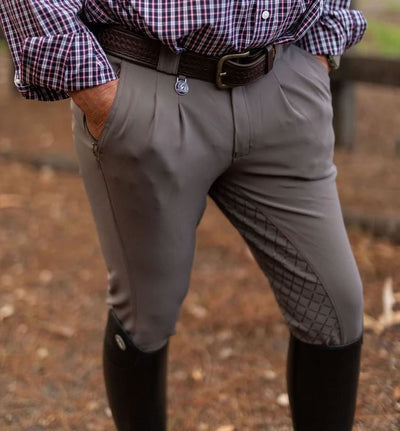 Peter Williams Windsor Cross Country Breeches Walnut Mens M4-CLOTHING: Jodhpurs & Breeches Mens-Ascot Saddlery