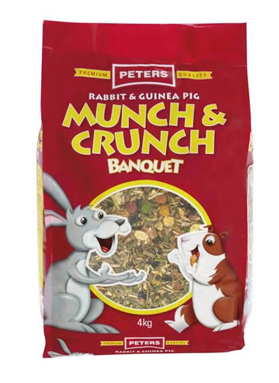 Peters Rabbit & Guinea Pig Munch & Crunch 4kg-Small Animal-Ascot Saddlery
